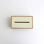 TISSUE BOX MARMOLEUM #WALNUT