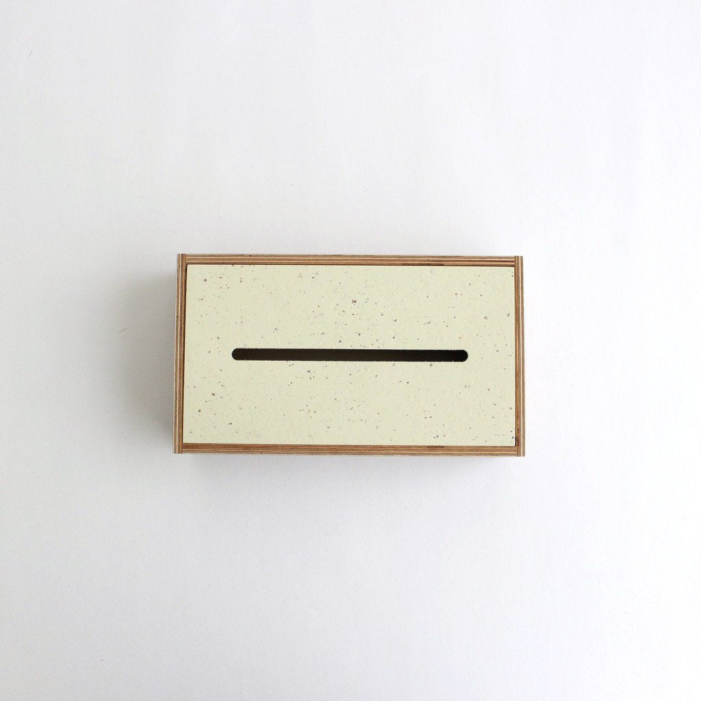 TISSUE BOX MARMOLEUM #WALNUT