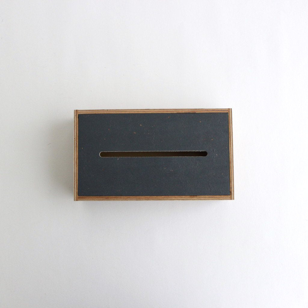 TISSUE BOX MARMOLEUM #WALNUT