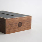 TISSUE BOX MARMOLEUM #WALNUT