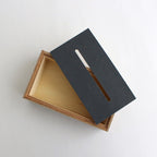 TISSUE BOX MARMOLEUM #WALNUT
