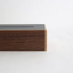 TISSUE BOX MARMOLEUM #WALNUT
