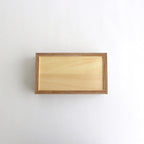 TISSUE BOX MARMOLEUM #WALNUT
