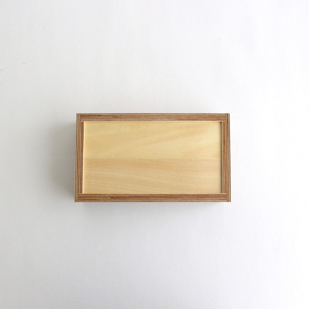 TISSUE BOX MARMOLEUM #WALNUT