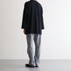 FSSOT | Cross-knit light waffle knit crew neck oversize pullover #95 BLACK [TA_FR033TF]