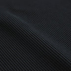 FSSOT | Cross-knit light waffle knit crew neck oversize pullover #95 BLACK [TA_FR033TF]