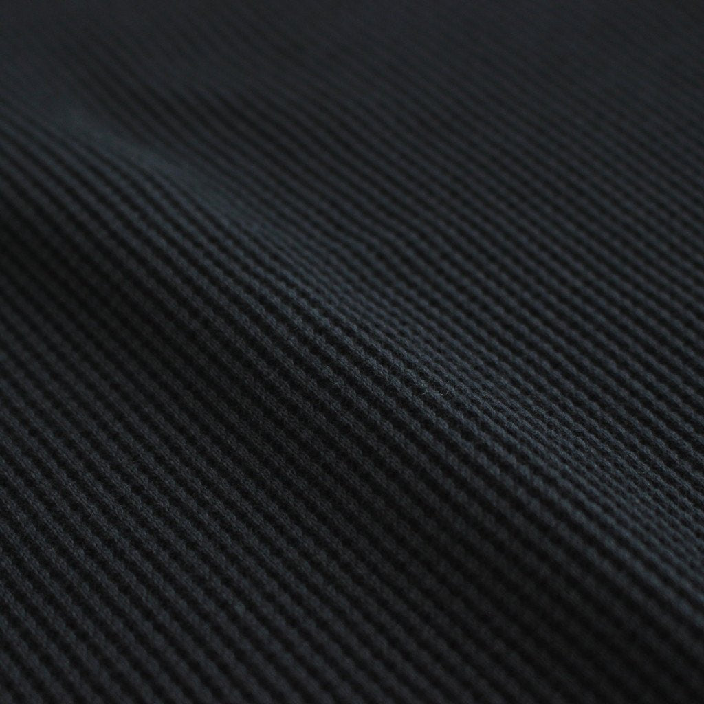 FSSOT | Cross-knit light waffle knit crew neck oversize pullover #95 BLACK [TA_FR033TF]