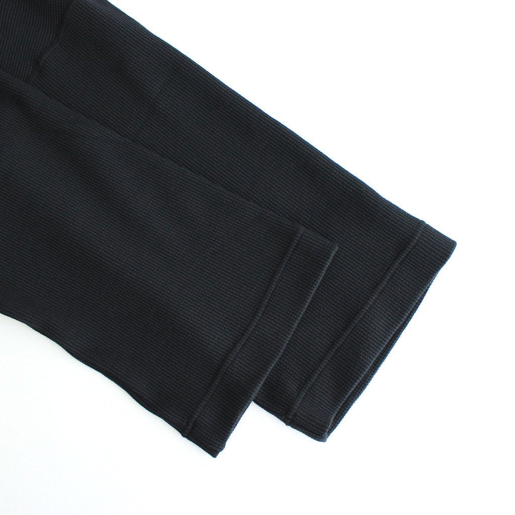 FSSOT | Cross-knit light waffle knit crew neck oversize pullover #95 BLACK [TA_FR033TF]