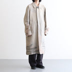 JACQUARD BAL COLLAR COAT #BEIGE [YK22SS0309C]