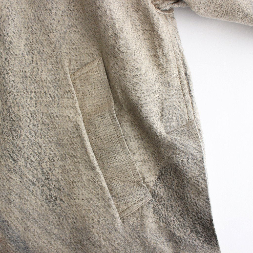JACQUARD BAL COLLAR COAT #BEIGE [YK22SS0309C]
