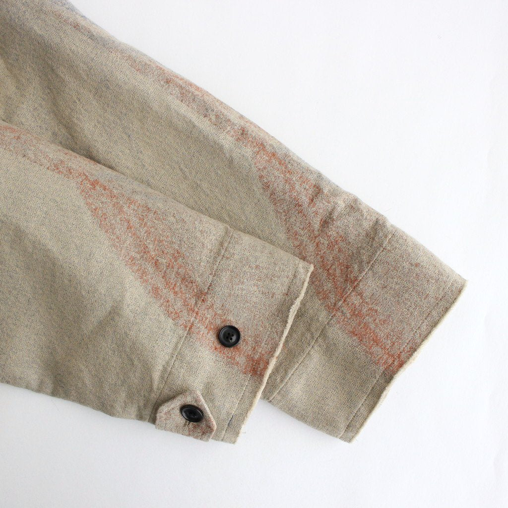 JACQUARD BAL COLLAR COAT #BEIGE [YK22SS0309C]