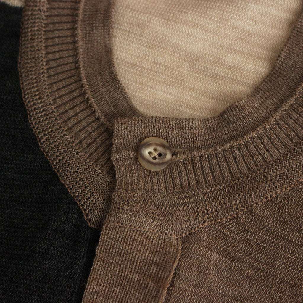 オープンフロントニットTシャツ #MULTI [02S21]