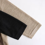 オープンフロントニットTシャツ #MULTI [02S21]