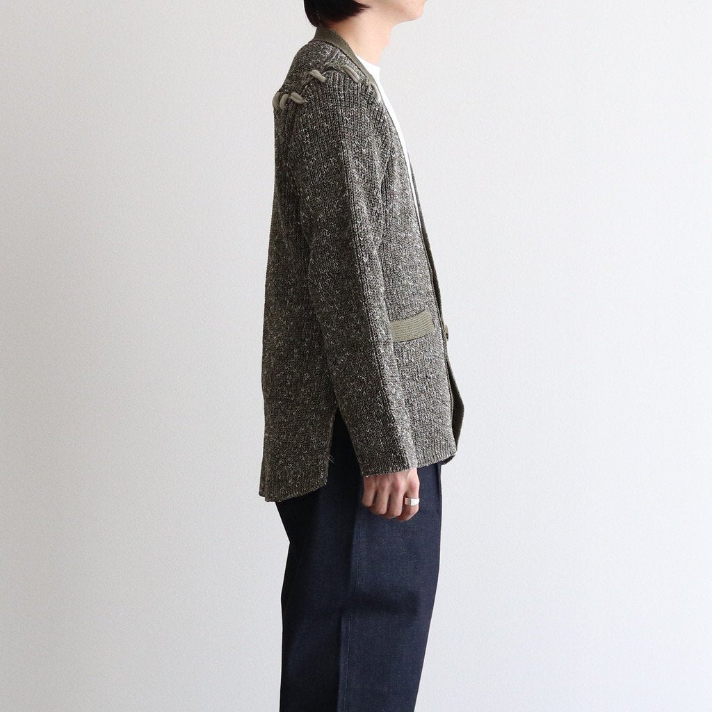ブレイドカーディガン #KHAKI [02S19]