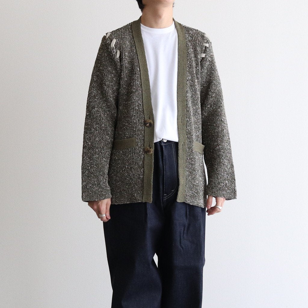 ブレイドカーディガン #KHAKI [02S19]