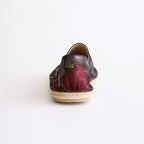 JUTE SLIPPER #ABSTRACT BURGUNDY [ol-s-jut]