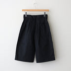 DOUBLE BELTED GURKHA SHORT TROUSERS #DARK NAVY [L2201-PT002]