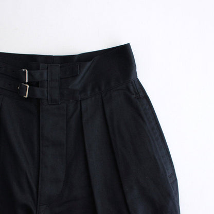 DOUBLE BELTED GURKHA SHORT TROUSERS #DARK NAVY [L2201-PT002]