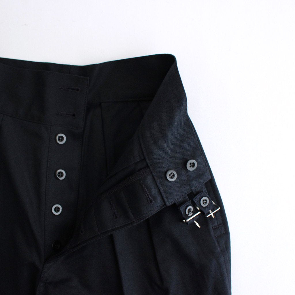 DOUBLE BELTED GURKHA SHORT TROUSERS #DARK NAVY [L2201-PT002]