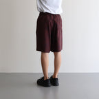 PRINTED EASY WIDE SHORTS #BORDEAUX [YK22SS0326P]