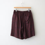 PRINTED EASY WIDE SHORTS #BORDEAUX [YK22SS0326P]