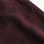 PRINTED EASY WIDE SHORTS #BORDEAUX [YK22SS0326P]