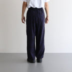 PRINTED EASY WIDE PANTS #NAVY [YK22SS0325P]