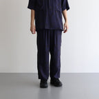 PRINTED EASY WIDE PANTS #NAVY [YK22SS0325P]