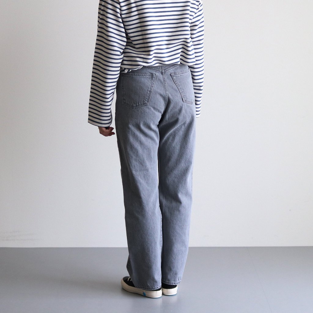 BRIGITTE STRAIGHT JEANS #FADE BLACK [L2201-J001FBK]