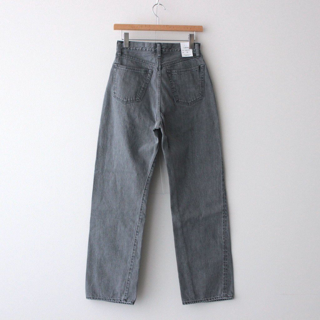 BRIGITTE STRAIGHT JEANS #FADE BLACK [L2201-J001FBK]