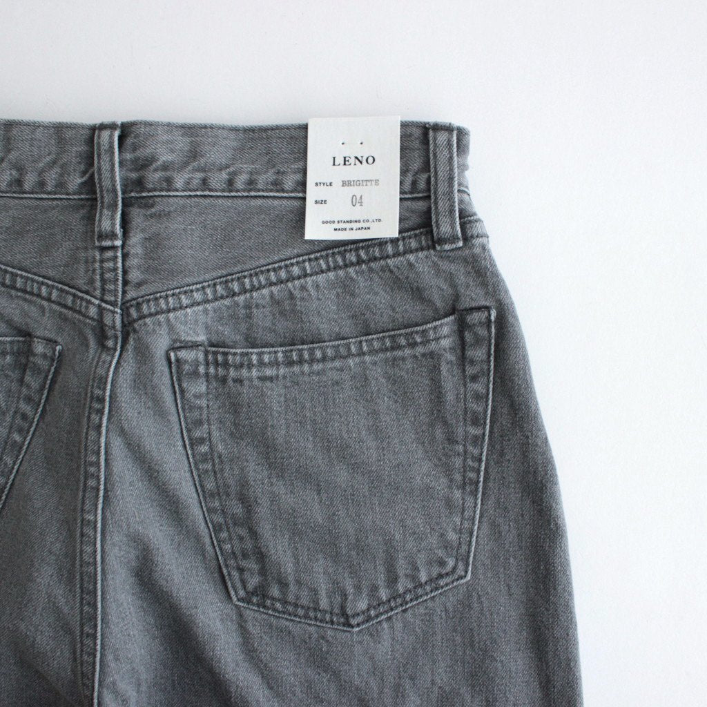 BRIGITTE STRAIGHT JEANS #FADE BLACK [L2201-J001FBK]
