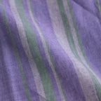 KHADI COTTON PAJAMA SHIRT #PURPLE STRIPE [PR22SS-SH020]