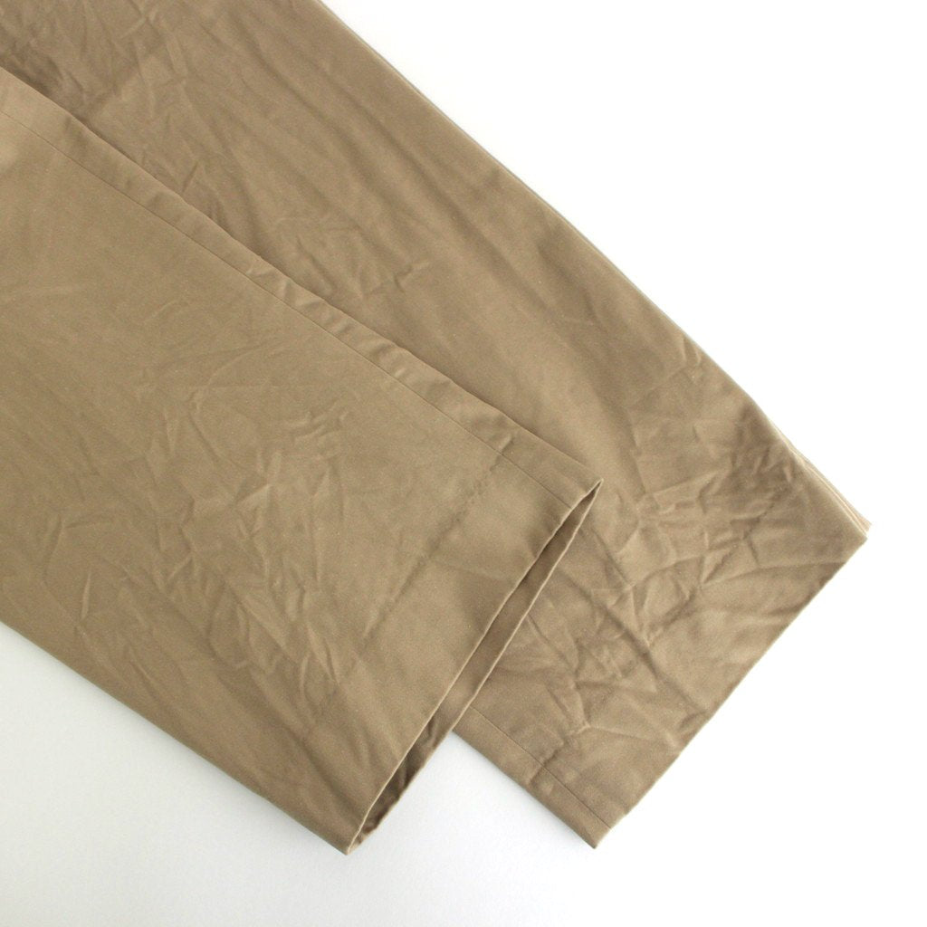 CHINO CLOTH PANTS TUCK STRAIGHT #KHAKI [62609]
