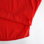 NDPPO｜割繊ポリエステル・チャイニーズクレープ ドルマンスリーブプルオーバー #SIGNAL RED [TA_NC193PO]