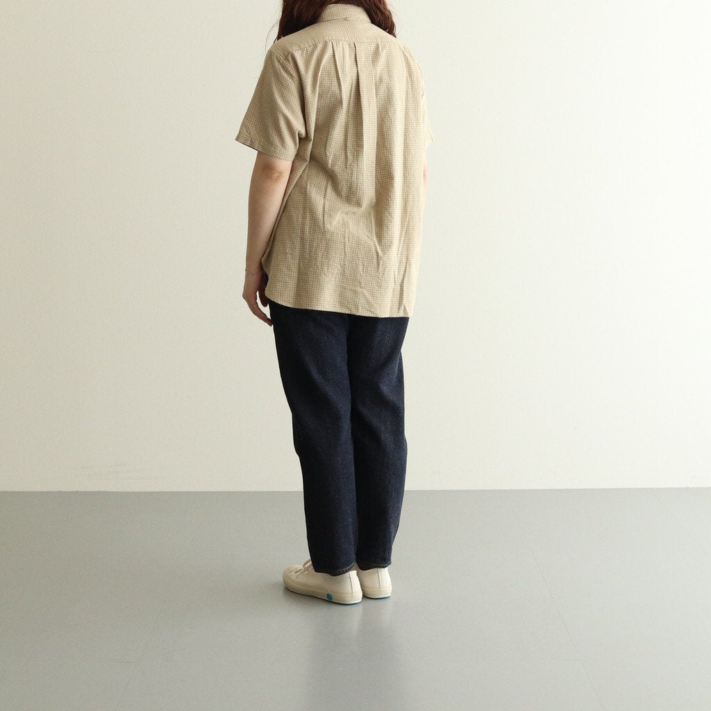 COMFOR SHIRT RELAX LONG S/S #BLUE-CH [62143] _ YAECA | ヤエカ