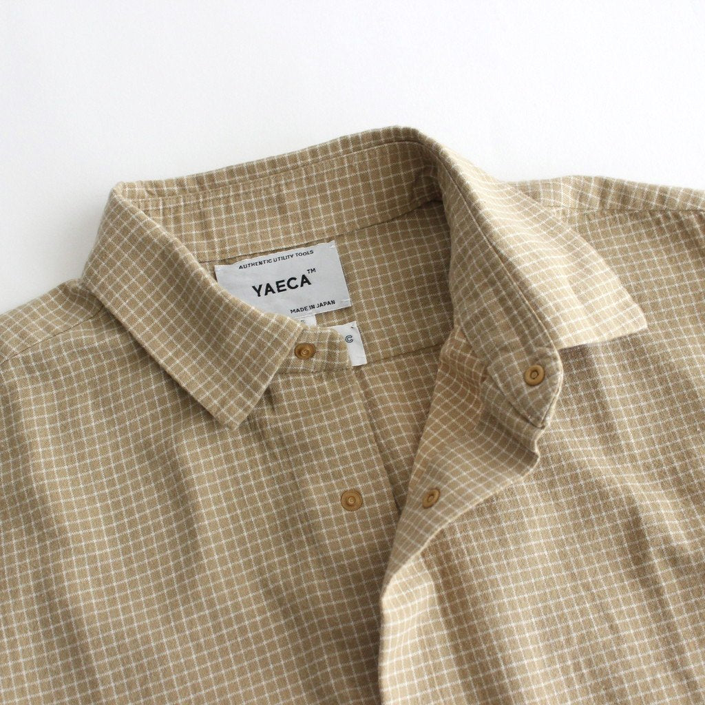 COMFORT SHIRT RELAX LONG S/S #KHAKI-CH [62143]