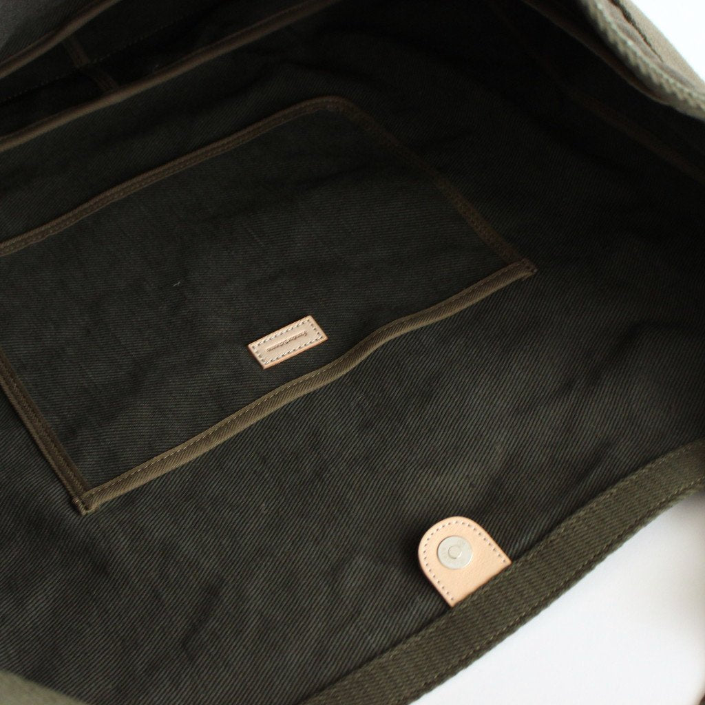 SQUARE SHOULDER BAG BIG #KHAKI GREEN [ol-rb-ssb]