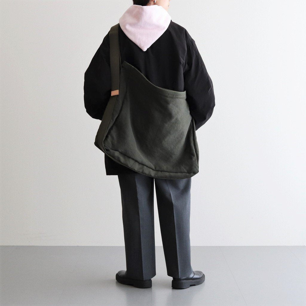 SQUARE SHOULDER BAG BIG #KHAKI GREEN [ol-rb-ssb]