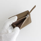 BUBBLE CALF MINI WALLET #TAUPE [L003]