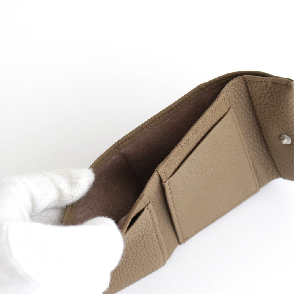 BUBBLE CALF MINI WALLET #TAUPE [L003]