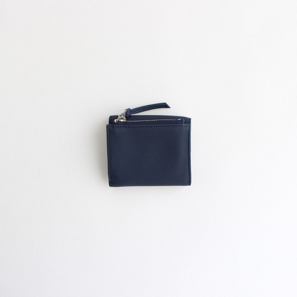BUBBLE CALF MINI WALLET #NAVY [L003]