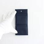 BUBBLE CALF MINI WALLET #NAVY [L003]