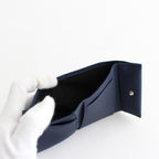 BUBBLE CALF MINI WALLET #NAVY [L003]