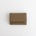 BUBBLE CALF BUSINESS CARD CASE #TAUPE [L026].