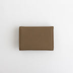 BUBBLE CALF BUSINESS CARD CASE #TAUPE [L026]