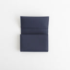 BUBBLE CALF BUSINESS CARD CASE #NAVY [L026]