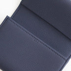 BUBBLE CALF BUSINESS CARD CASE #NAVY [L026]