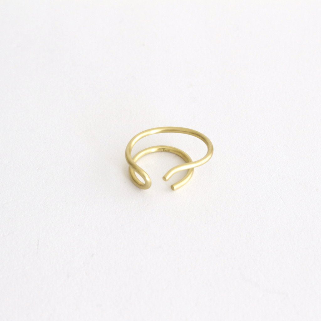 ROUND WIRE RING_MOVE #BRASS [1107a_m]