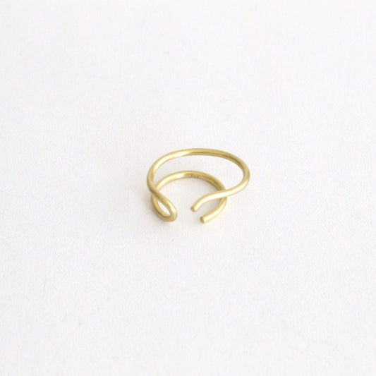 ROUND WIRE RING_MOVE #BRASS [1107a_m]