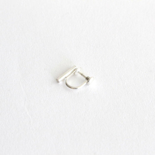 LINE EARRING 10MM_ CIRCLE ○EARRING #SILVER [0815ace]